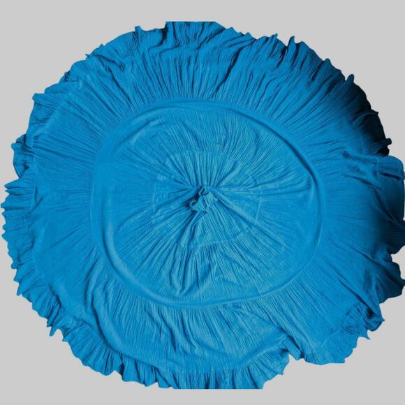 Vintage 1990's ANNA KONYA Renaissance Fair Gypsy Tiered MAXI SKIRT Crinkly Gauze - Picture 2 of 10